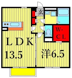 フォーリーフ瑞江【1階】の間取り