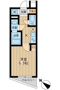東京都目黒区中町1【マンション】の間取り