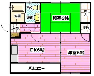 寿栄ビル船越【4階】の間取り