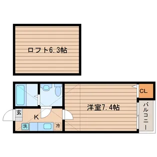 TJコーポ【1階】の間取り