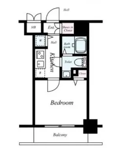 ステージグランデ茗荷谷【10階】の間取り