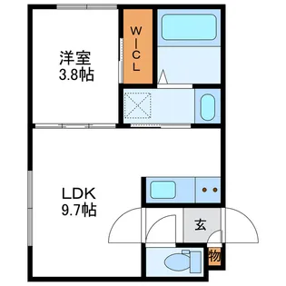 ガーデンN24【4階】の間取り