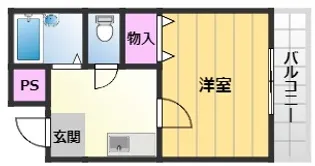 サンパレス藤【1階】の間取り