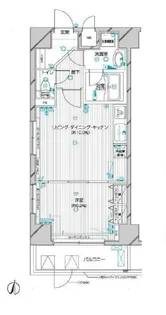 デュオ・スカーラ麹町【7階】の間取り