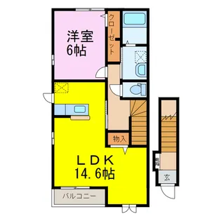 コンフォルト カーサ【2階】の間取り