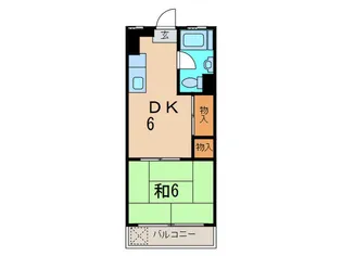 ハイム大竹【2階】の間取り