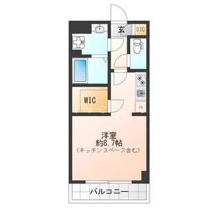 DITA Decoller 海岸通【6階】の間取り