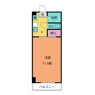 冨士美ビル【2階】の間取り