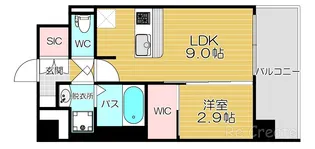 大阪府大阪市天王寺区東上町【マンション】の間取り