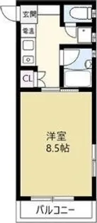 シーズンコート塩釜駅前【5階】の間取り