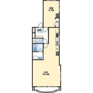 愛知県名古屋市守山区守山3【マンション】の間取り