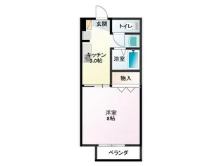 ホープ瑞浪I【2階】の間取り