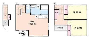 コートオビ【3階】の間取り
