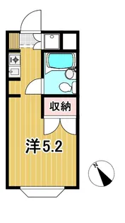 モンパレス日立第二B【1階】の間取り