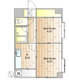 桜並木マンション【4階】の間取り