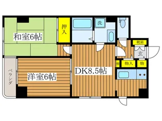 ロアド-ル上石神井【2階】の間取り
