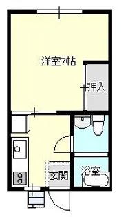 新栄荘【2階】の間取り