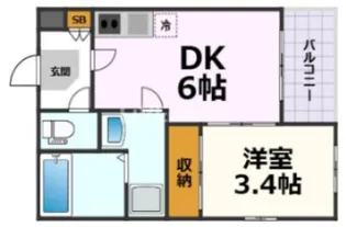 BRIX児玉浄心【1階】の間取り