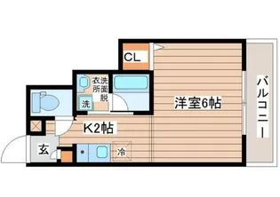 クロレ長町【1階】の間取り