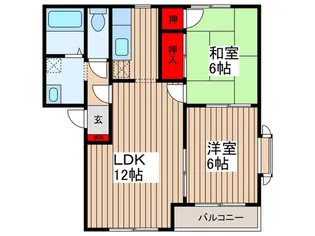 エスポワ-ル【1階】の間取り