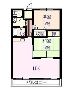エクセレント富士見台【3階】の間取り
