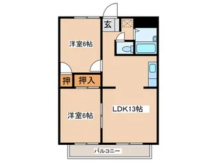 アルカディア湘南【3階】の間取り