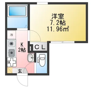 ベイコート横須賀【1階】の間取り