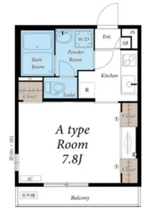 リブリ東林樹【1階】の間取り
