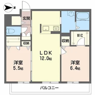 シャーメゾン恋の窪【3階】の間取り