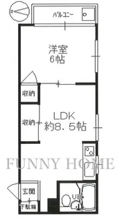 メゾンロゼ【2階】の間取り