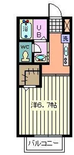 ドミール藤【2階】の間取り