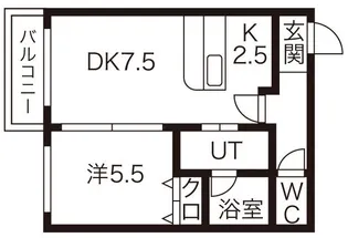 サンコート文京台【1階】の間取り