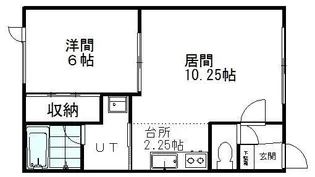 ベェルヴェル【1階】の間取り