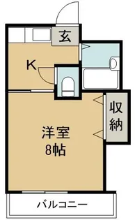 リバティN1【4階】の間取り