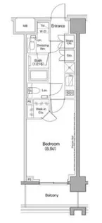 ヴェール・クレール大崎【9階】の間取り