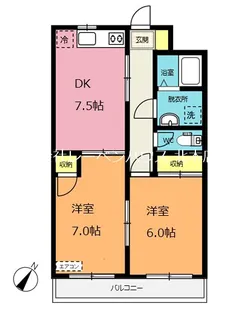 カーサグレース【3階】の間取り