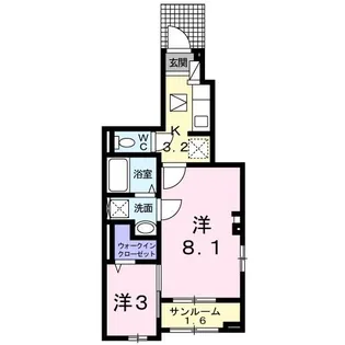 グランテクス【1階】の間取り
