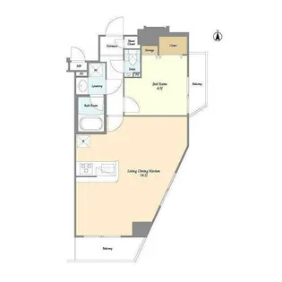 BPRレジデンス下高井戸【7階】の間取り