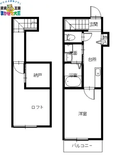 EXCEL昭和町【1階】の間取り