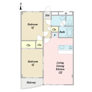 Y’s BUILD【2階】の間取り