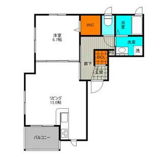 グリーンフロント豊中本町【3階】の間取り
