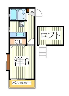 サンベール南柏【2階】の間取り