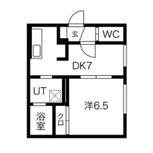 グローリア南10条【4階】の間取り