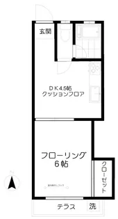 タカギコーポ【1階】の間取り