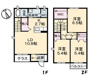 アメニティハイツ湖山【1階】の間取り