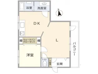 サンコーポ中広【2階】の間取り