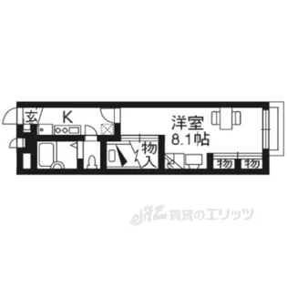 レオパレスWildBoar【2階】の間取り