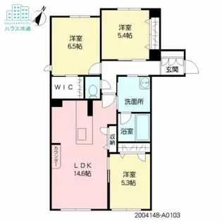 シャーメゾン カーサデルソル【1階】の間取り