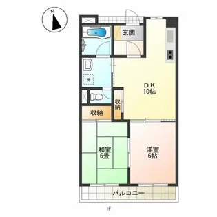 レジデンス・ユキ【3階】の間取り
