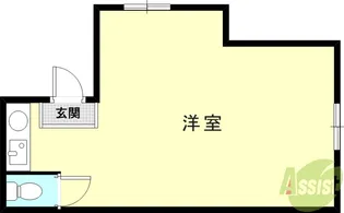 広末マンション【1階】の間取り